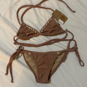Mora mauve shell bikini